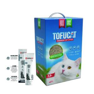 Tofucat 8 Litre + Supravet Kediler İçin Multivitamin Malt Macun 100 G